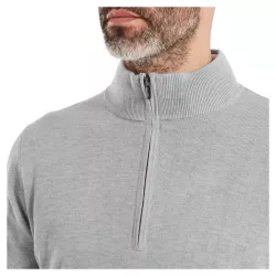 Pullover Footjoy Drirelease 1/2 Zip Switer FW26 Grey
