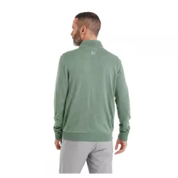 Pullover Footjoy Drirelease 1/2 Zip Switer FW26 Grey Lichen