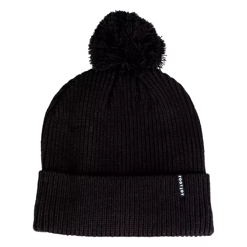 Bonnet Footjoy Cuffed Bobble FW26 Black