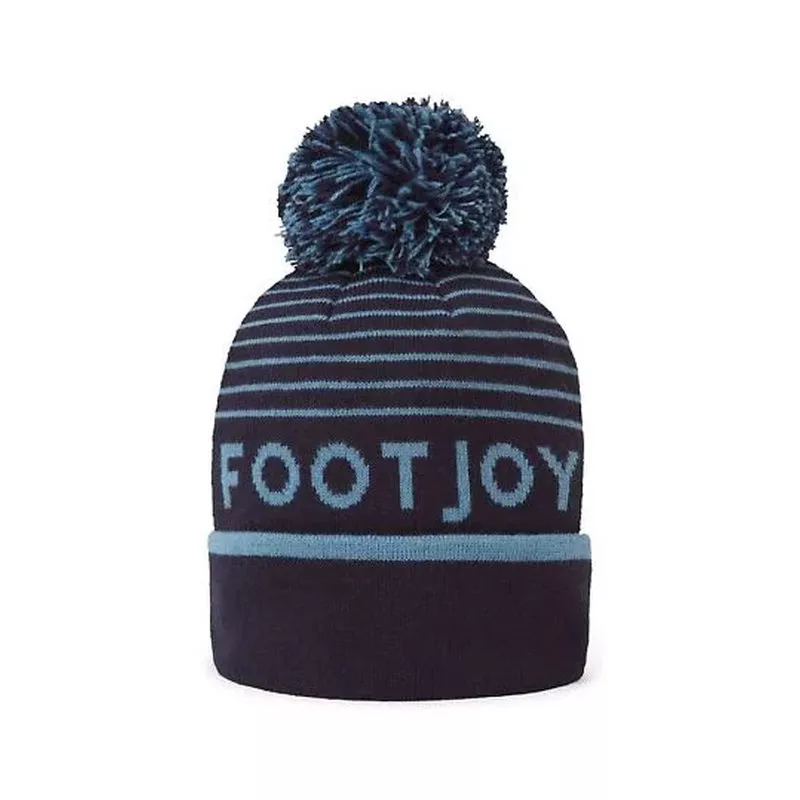 Bonnet Footjoy Strpd Bobble FW26 Navy Midnight