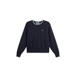 Pull Femme J.Lindeberge Clarissa Windbreaker Sweater FW26 Navy