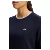 Pull Femme J.Lindeberge Clarissa Windbreaker Sweater FW26 Navy