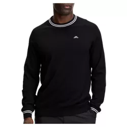 Pull J.Lindeberge Kenny Windbreaker Knit Sweater FW26 Black