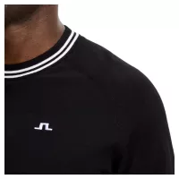 Pull J.Lindeberge Kenny Windbreaker Knit Sweater FW26 Black