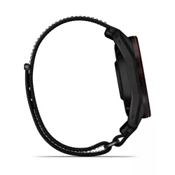 Montre GPS Garmin S72 - 47mm Titane Carbon Gray DLC/Rouge