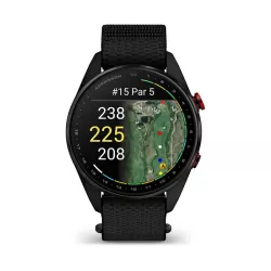 Montre GPS Garmin S72 - 47mm Titane Carbon Gray DLC/Rouge