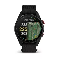 Montre GPS Garmin S72 - 47mm Titane Carbon Gray DLC/Rouge