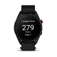 Montre GPS Garmin S72 - 47mm Titane Carbon Gray DLC/Rouge