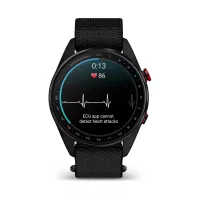 Montre GPS Garmin S72 - 47mm Titane Carbon Gray DLC/Rouge