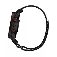 Montre GPS Garmin S72 - 47mm Titane Carbon Gray DLC/Rouge