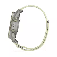 Montre GPS Garmin S72 - 47mm Titane Silver/Citron