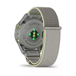 Montre GPS Garmin S72 - 47mm Titane Silver/Citron