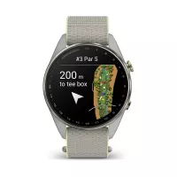 Montre GPS Garmin S72 - 47mm Titane Silver/Citron
