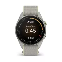 Montre GPS Garmin S72 - 47mm Titane Silver/Citron