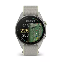Montre GPS Garmin S72 - 47mm Titane Silver/Citron