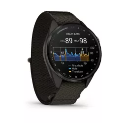 Montre GPS Garmin S72 - 43mm Titane Carbon Gray DLC/Bronze