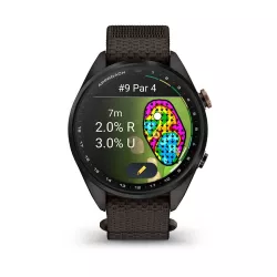 Montre GPS Garmin S72 - 43mm Titane Carbon Gray DLC/Bronze