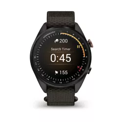 Montre GPS Garmin S72 - 43mm Titane Carbon Gray DLC/Bronze