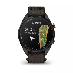 Montre GPS Garmin S72 - 43mm Titane Carbon Gray DLC/Bronze
