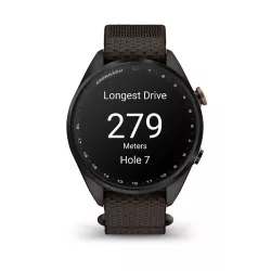 Montre GPS Garmin S72 - 43mm Titane Carbon Gray DLC/Bronze