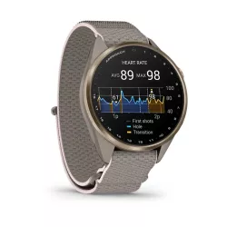 Montre GPS Garmin S72 - 43mm Titane Soft Gold/Rose