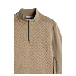 Pull J.Lindeberg Lassy Quarter Zip Mid Layer FW26 Brindle