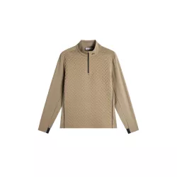 Pull J.Lindeberg Lassy Quarter Zip Mid Layer FW26 Brindle