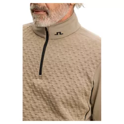 Pull J.Lindeberg Lassy Quarter Zip Mid Layer FW26 Brindle
