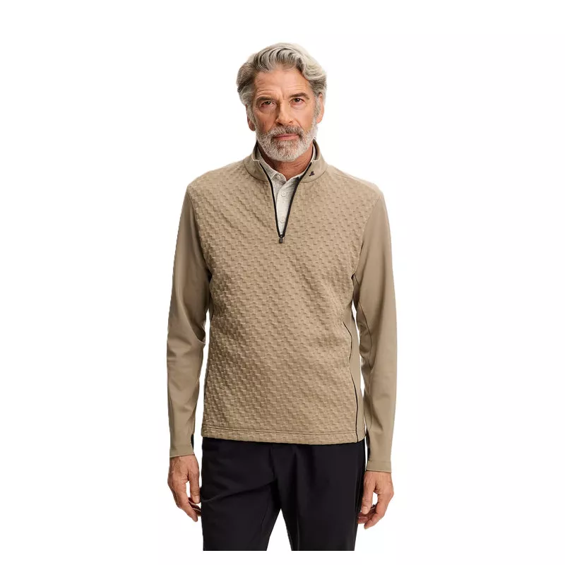 Pull J.Lindeberg Lassy Quarter Zip Mid Layer FW26 Brindle