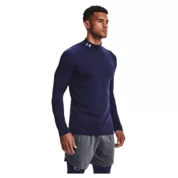 Sous Couches Under Armour ColdGear Fitted Mock FW26 Midnight Navy