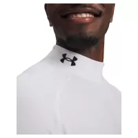 Sous Couches Under Armour ColdGear Fitted Mock FW26 White
