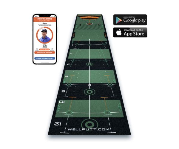 Tapis de Putting Wellputt 3M Classic : Votre Green d'Entraînement Personnel