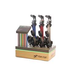 Chariot électrique Flat Cat Gear - Couleurs premium Plié Présentoir