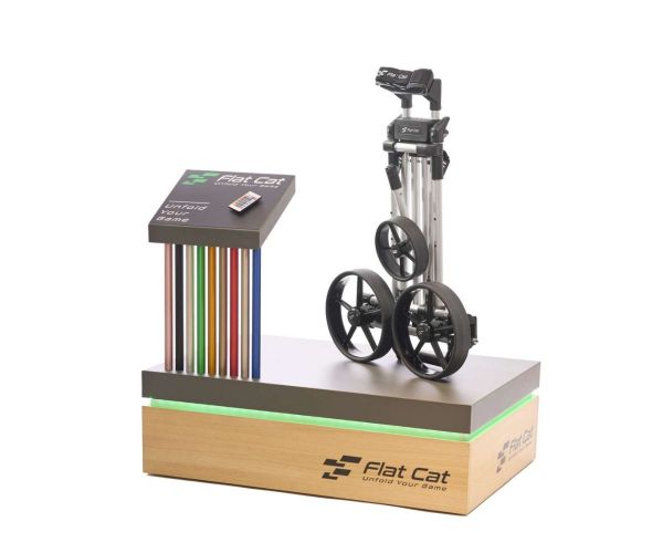 Chariot Manuel Flat Cat Push Présentoir