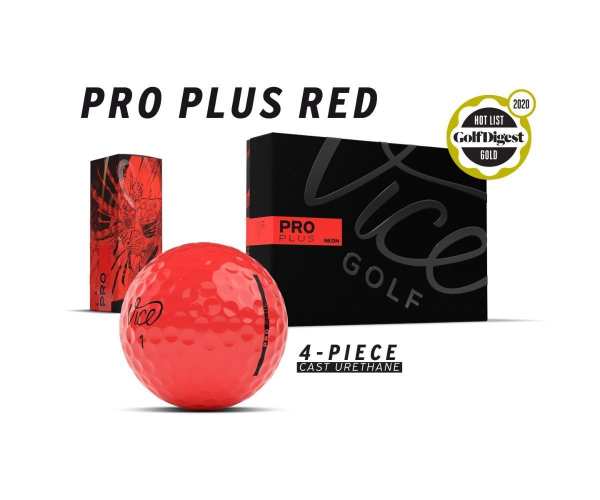 Présentation des balles Vice Pro Plus Neon Red