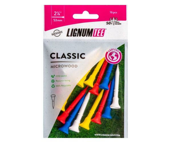 Tees Lignum 53mm Microwood x16 Multicolores