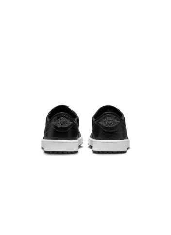 Chaussures Nike Air Jordan 1 Low G Black White Vue Arrière