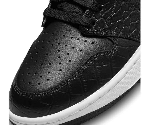 Chaussures Nike Air Jordan 1 Low G Black White Pointe Chaussure