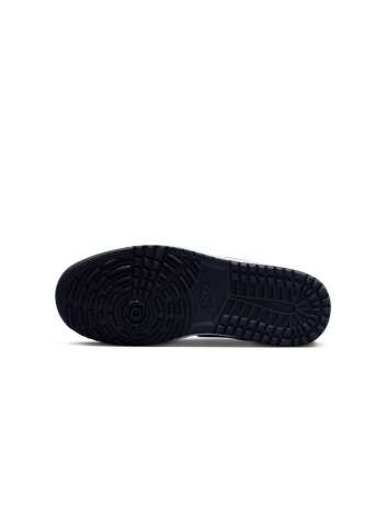 Chaussures Nike Air Jordan 1 Low Navy White Semelle