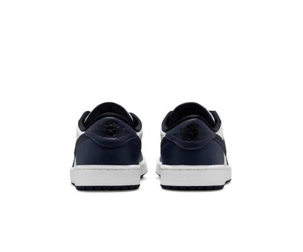 Chaussures Nike Air Jordan 1 Low Navy White Vue Arrière