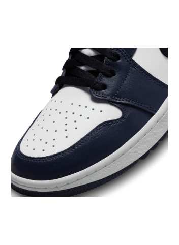 Chaussures Nike Air Jordan 1 Low Navy White Pointe Chaussure