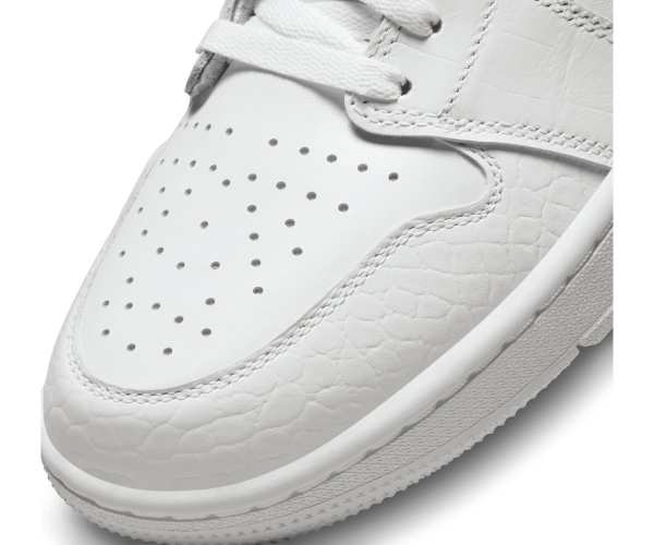 Chaussures Nike Air Jordan 1 Low White White Pointe Chaussure