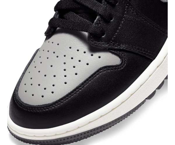 Chaussures Nike Air Jordan 1 Low Grey Black Pointe Chaussure
