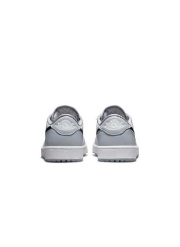 Chaussures Nike Air Jordan 1 Low Grey White Présentation Arrière