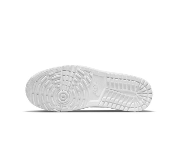 Chaussures Nike Air Jordan 1 Low Grey White Présentation Semelle