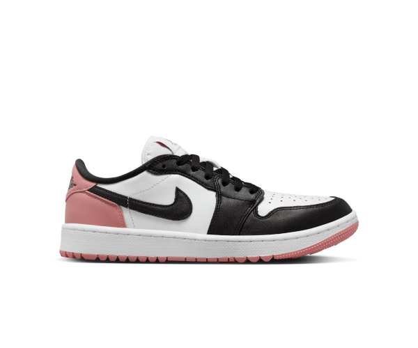 Chaussures Nike Air Jordan 1 Low White Black Pink Présentation
