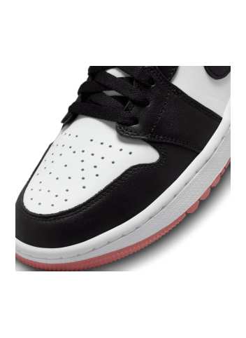 Chaussures Nike Air Jordan 1 Low White Black Pink Pointe Chaussure