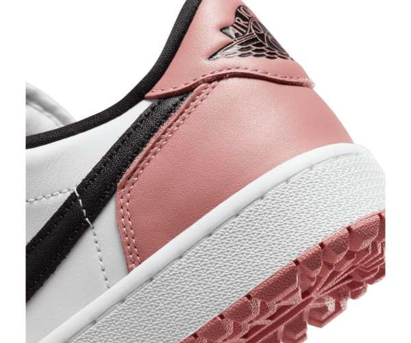 Chaussures Nike Air Jordan 1 Low White Black Pink Talon Chaussure