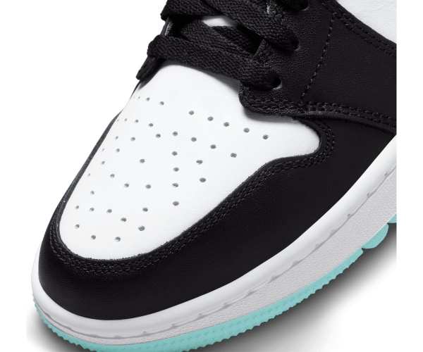 Chaussures Nike Air Jordan 1 Low White Copa Black Pointe Chaussure