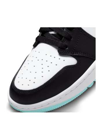 Chaussures Nike Air Jordan 1 Low White Copa Black Pointe Chaussure